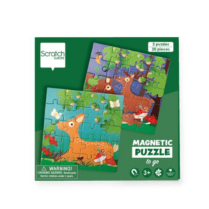 Livre puzzle magnétique animaux de la forêt