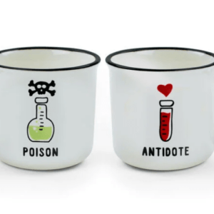Duo tasses expresso Poison antidote