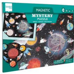 Puzzle magnétique 2 en 1 mystery espace