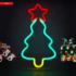 Néon lumineux - sapin Noël