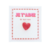 Pin's Je t'aime de tout mon coeur