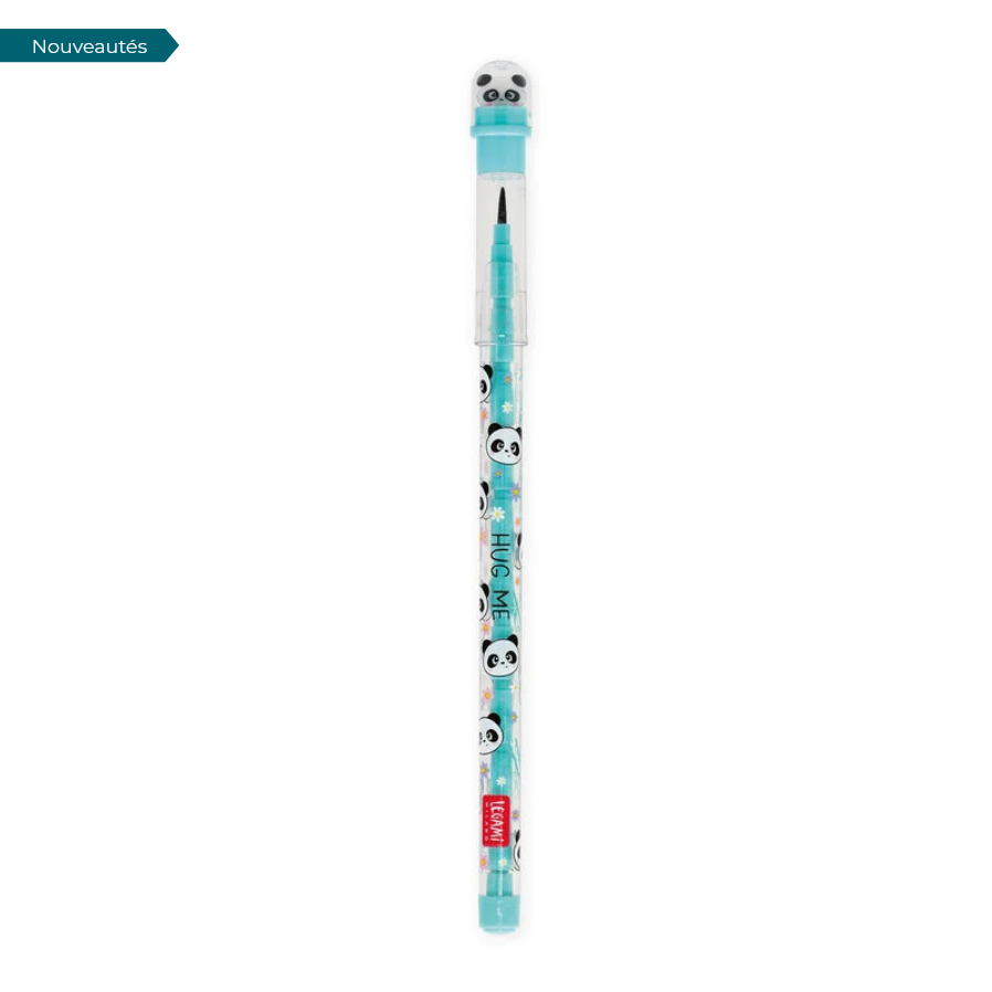 Crayon empilable avec gomme – panda