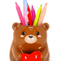 pot à crayon ours love