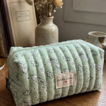 trousse M bandana vert d'eau