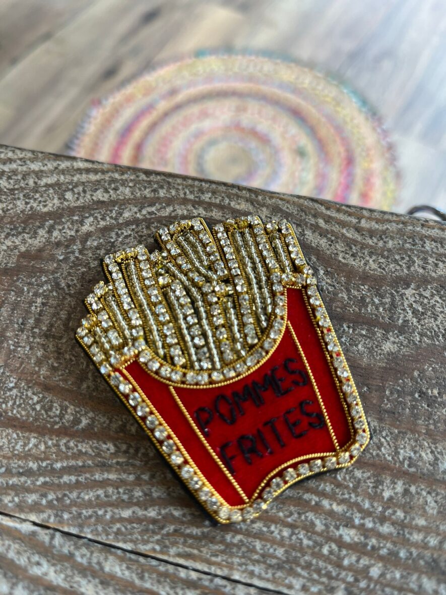 Broche artisanale pommes frites