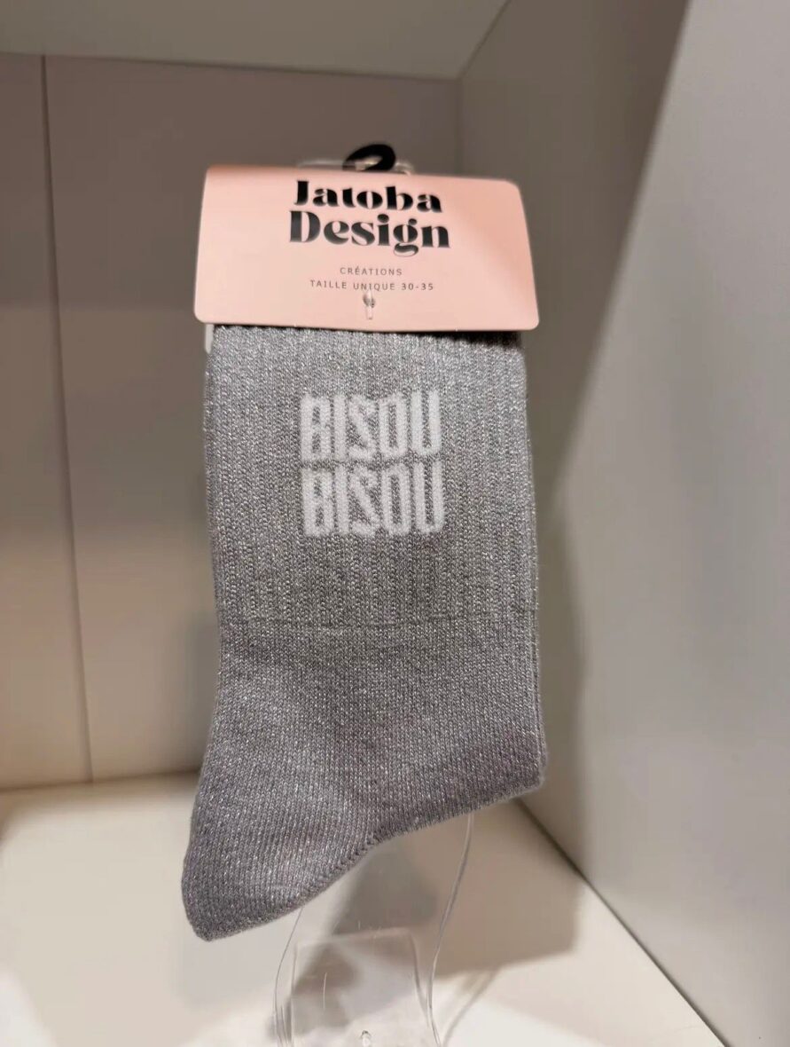 Chaussettes à paillettes enfant – bisou bisou
