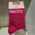 Chaussettes à paillettes enfant - princesse