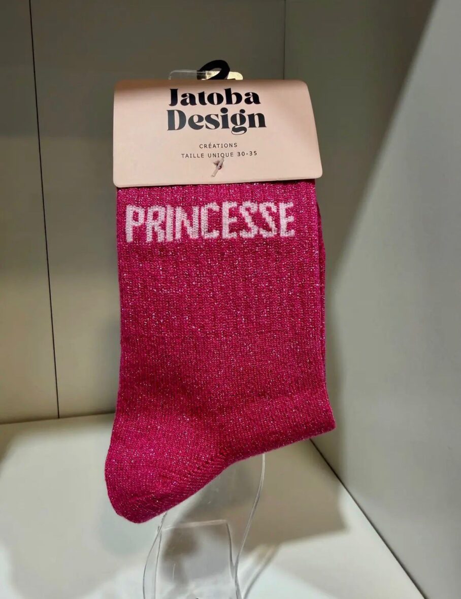 Chaussettes à paillettes enfant – princesse