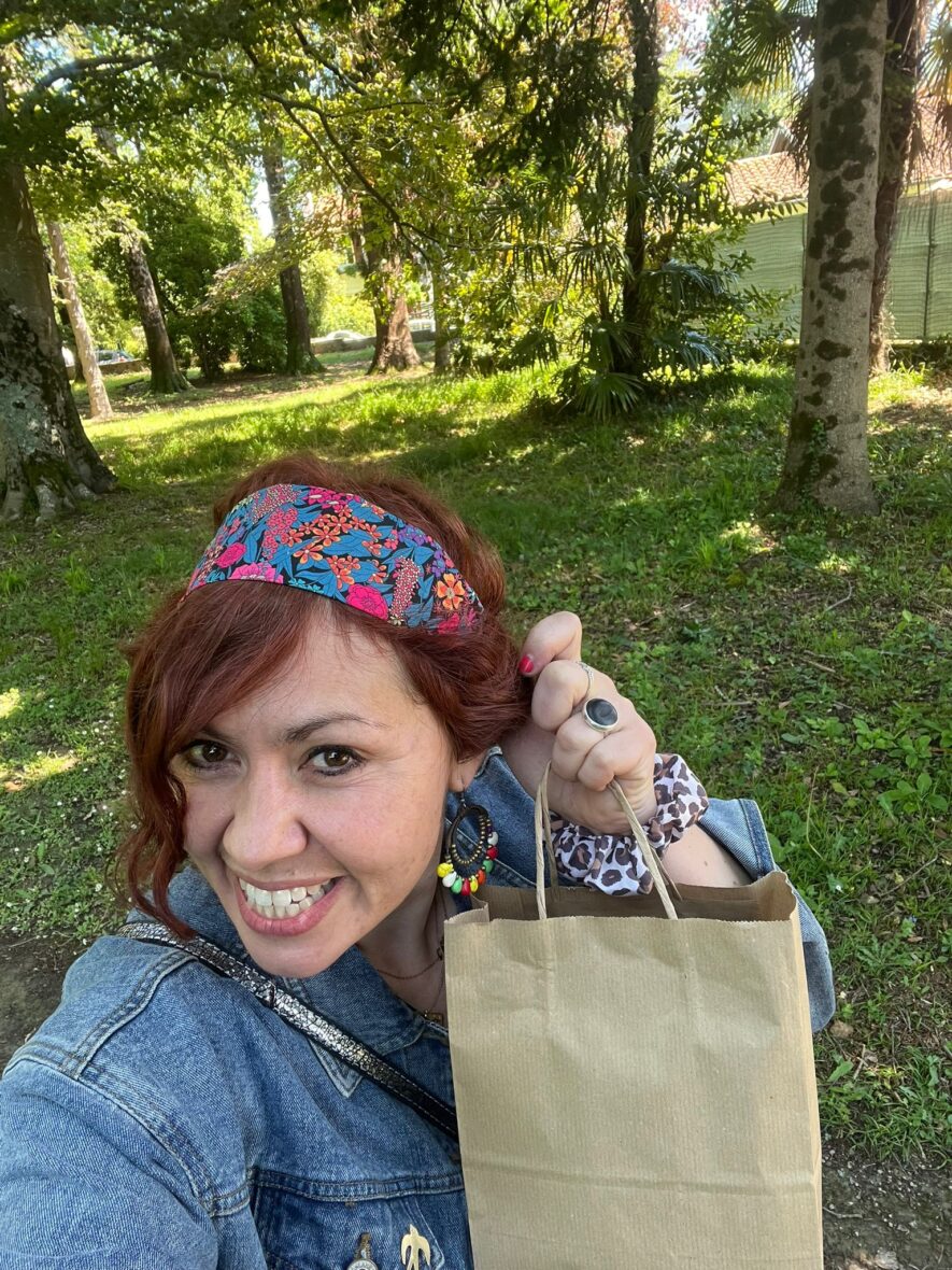Headband – fleurs du japon – adulte