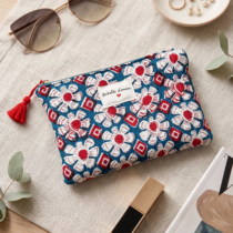 pochette bichette damour rouge et bleu