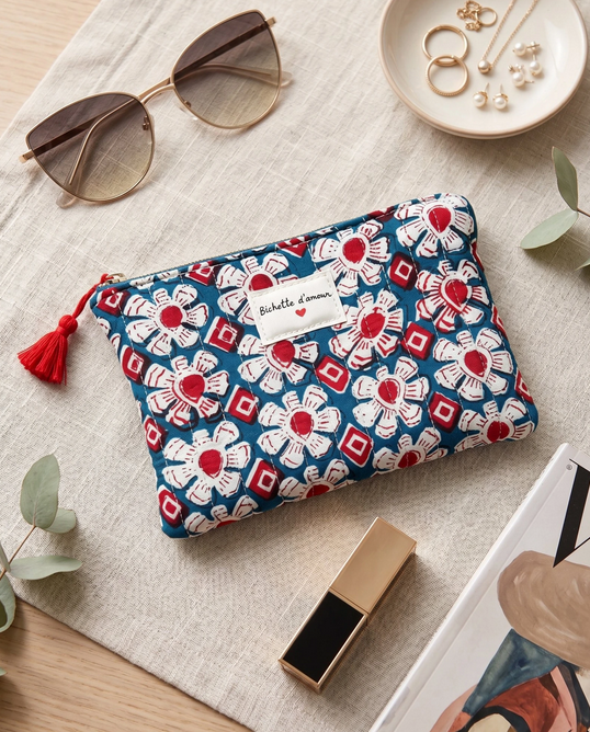 Aaaahhh il me la faut ! La pochette Bichette d’amour rouge