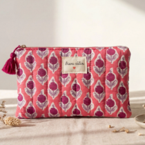 pochette bisou calin fushia