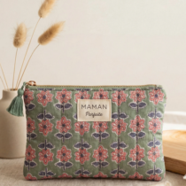 pochette verte maman parfaite