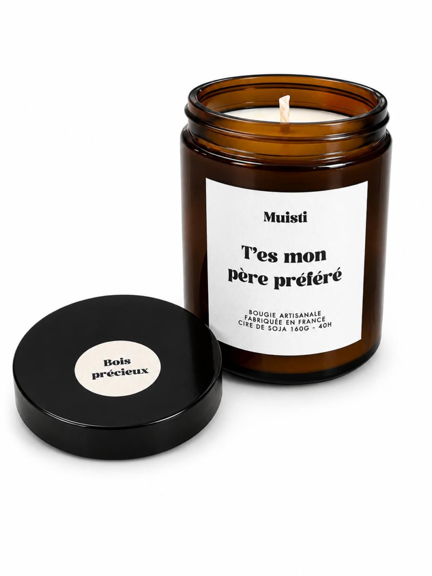Bougie parfumée « Papa préféré »
