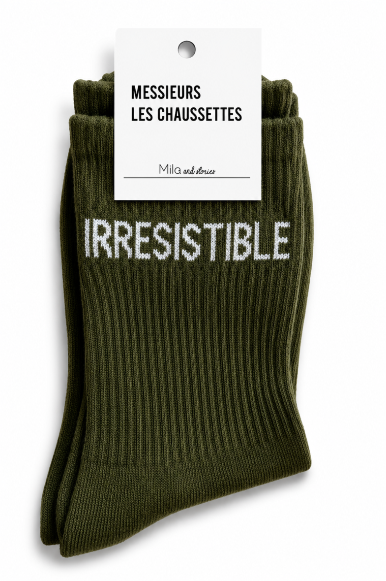 Cadeau homme original : chaussettes irrésistible