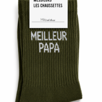 chaussettes kaki meilleur papa