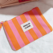 grde pochette jai raison rose orange
