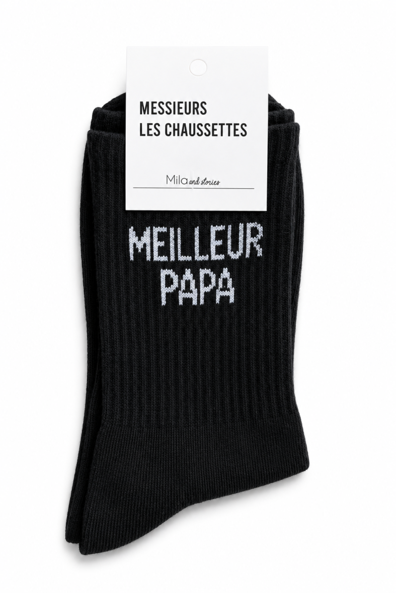 Chaussettes homme « Meilleur papa »