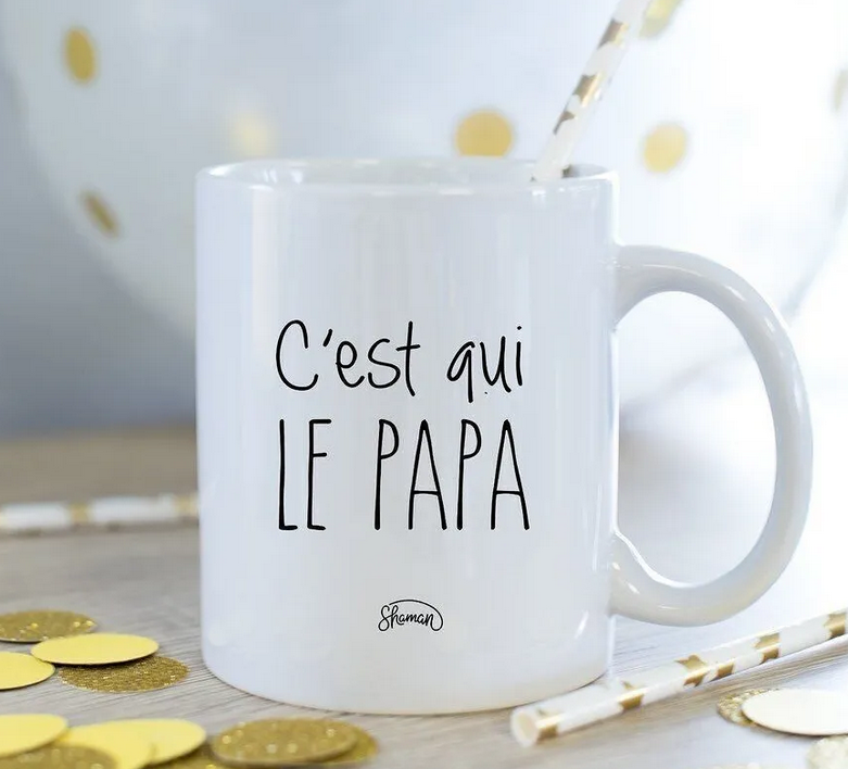 Mug original C’est qui le papa
