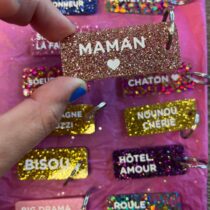 porte clefs pallettes maman