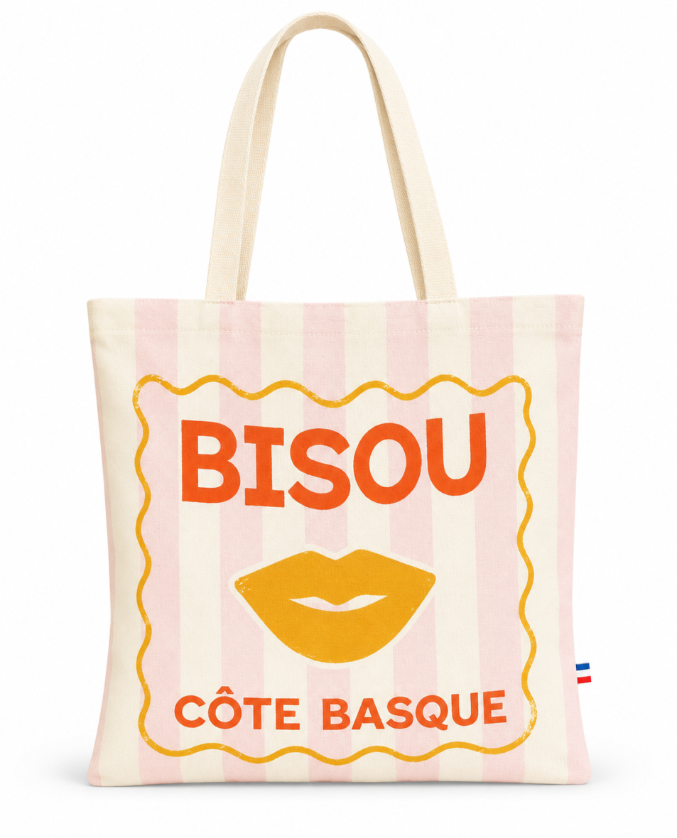 Totebag Bisou Côte Basque