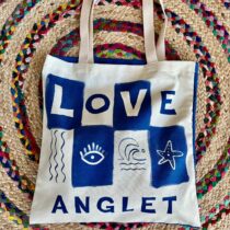 totebag bleu
