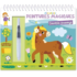 Peintures magiques gentils poneys avec pinceau à eau
