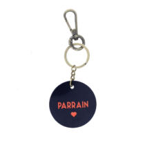 porte clefs résine parrain