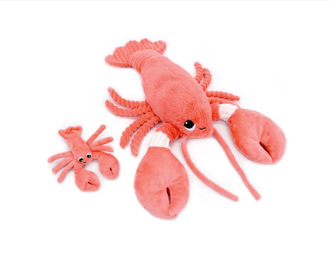 Peluches Homard maman & son bébé
