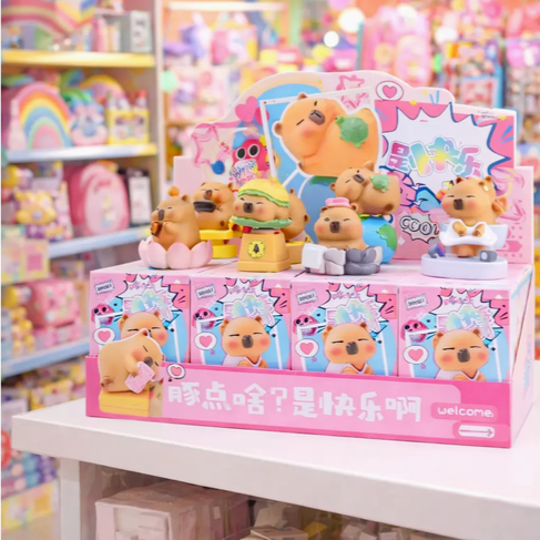 Boîte mystère Capybara kawaii à collectionner