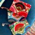 Pochette Suzani brodée A5