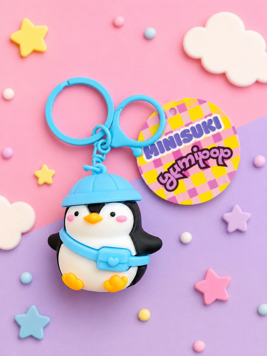 porte-clefs-pinguoin-kawaii