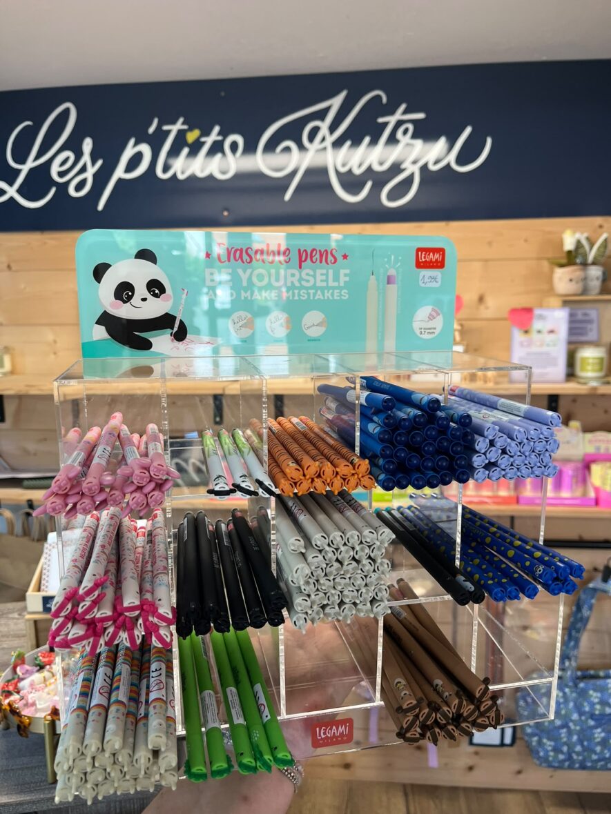 Stylo effaçable Legami – Modèles kawaii au choix