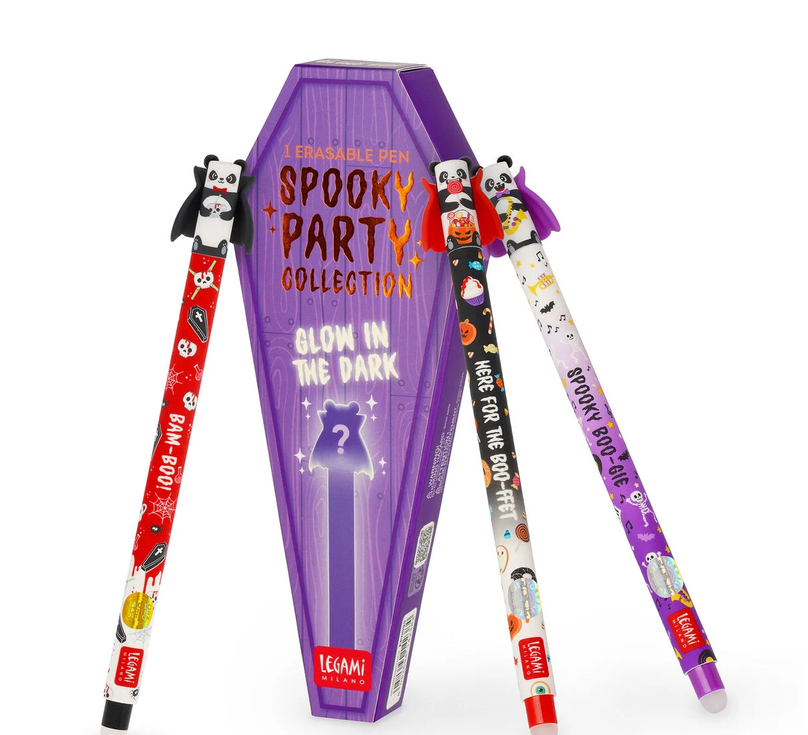 🎃 PRÉCOMMANDE – Stylo effaçable Legami Halloween Spooky Party – Blind Box
