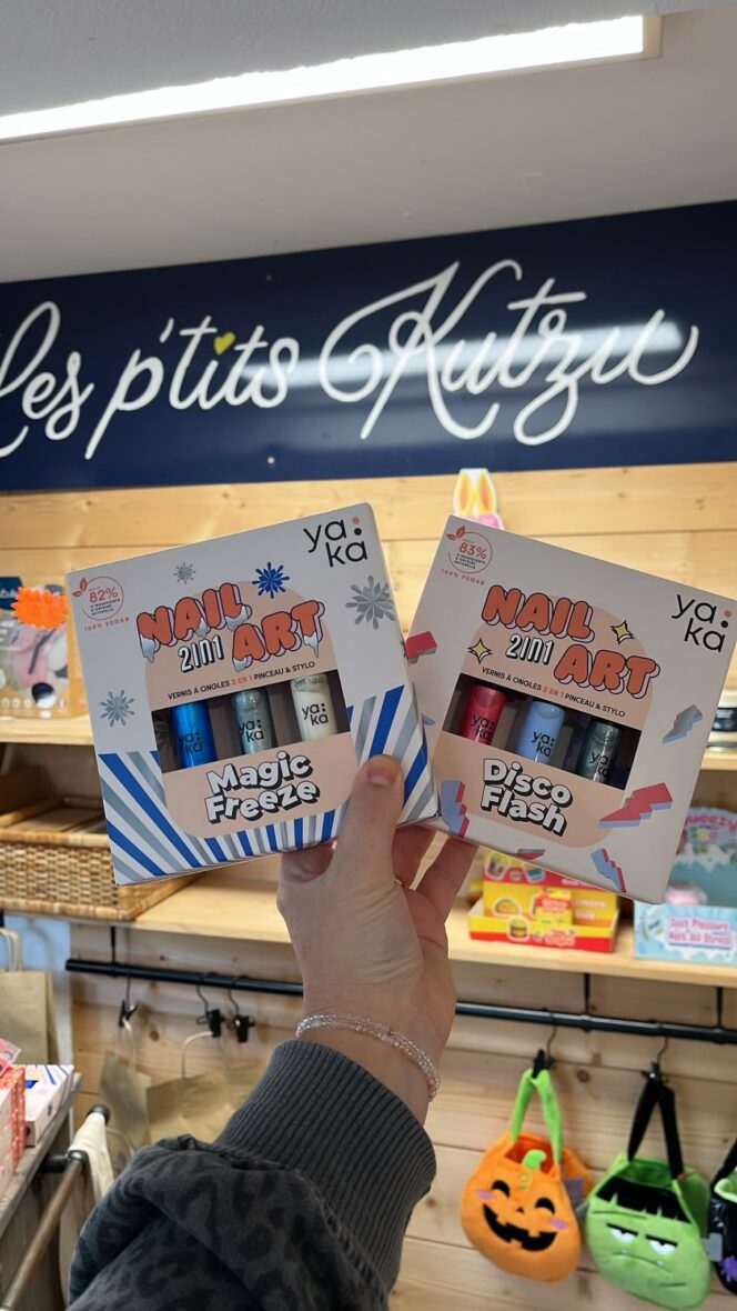 Coffret vernis à ongles enfant Nail Art 2 en 1