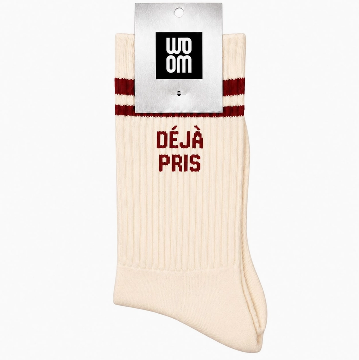 Chaussettes homme « Déjà pris »- cadeau humour