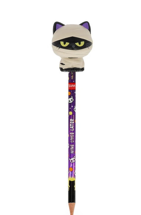 Crayon avec Squishy Chat Momie Halloween – Squeezies