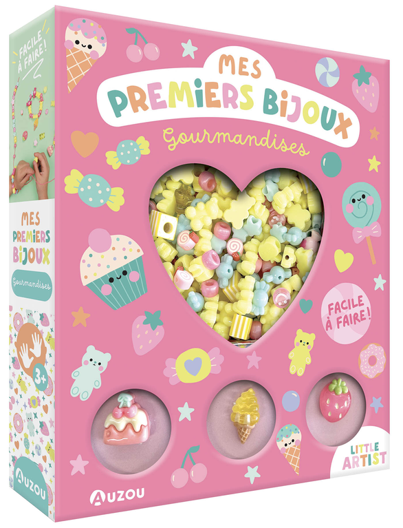 Mes premiers bijoux Gourmandises – Coffret créatif dès 3 ans