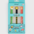 Set de 3 stylos effaçables Bo-Bo – Marguerite, Champignon et Abeille