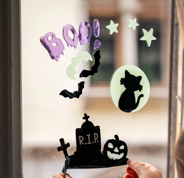 Stickers fenêtre Halloween phosphorescents – Windo-Glow Legami